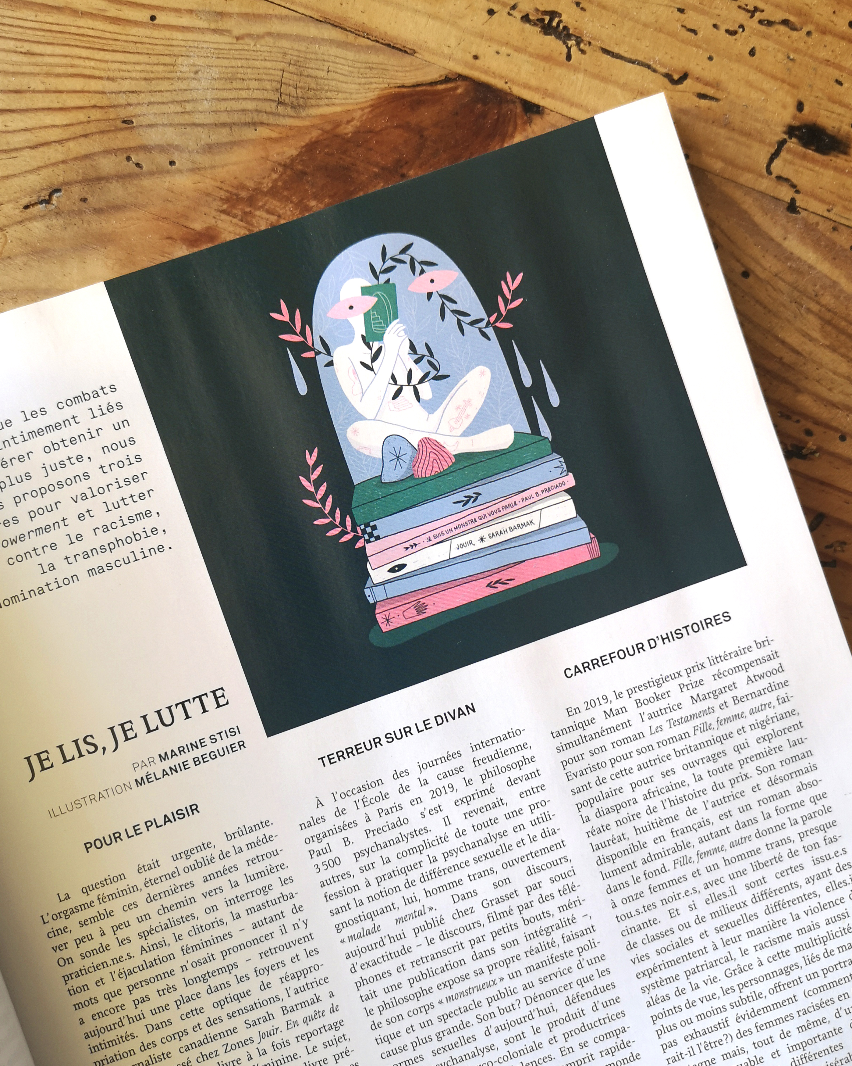 illustration Paulette magazine x Melanie Beguier